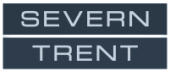 Browne Group - Severn Trent logo with bold, light blue text on a dark blue background divided by a thin line.