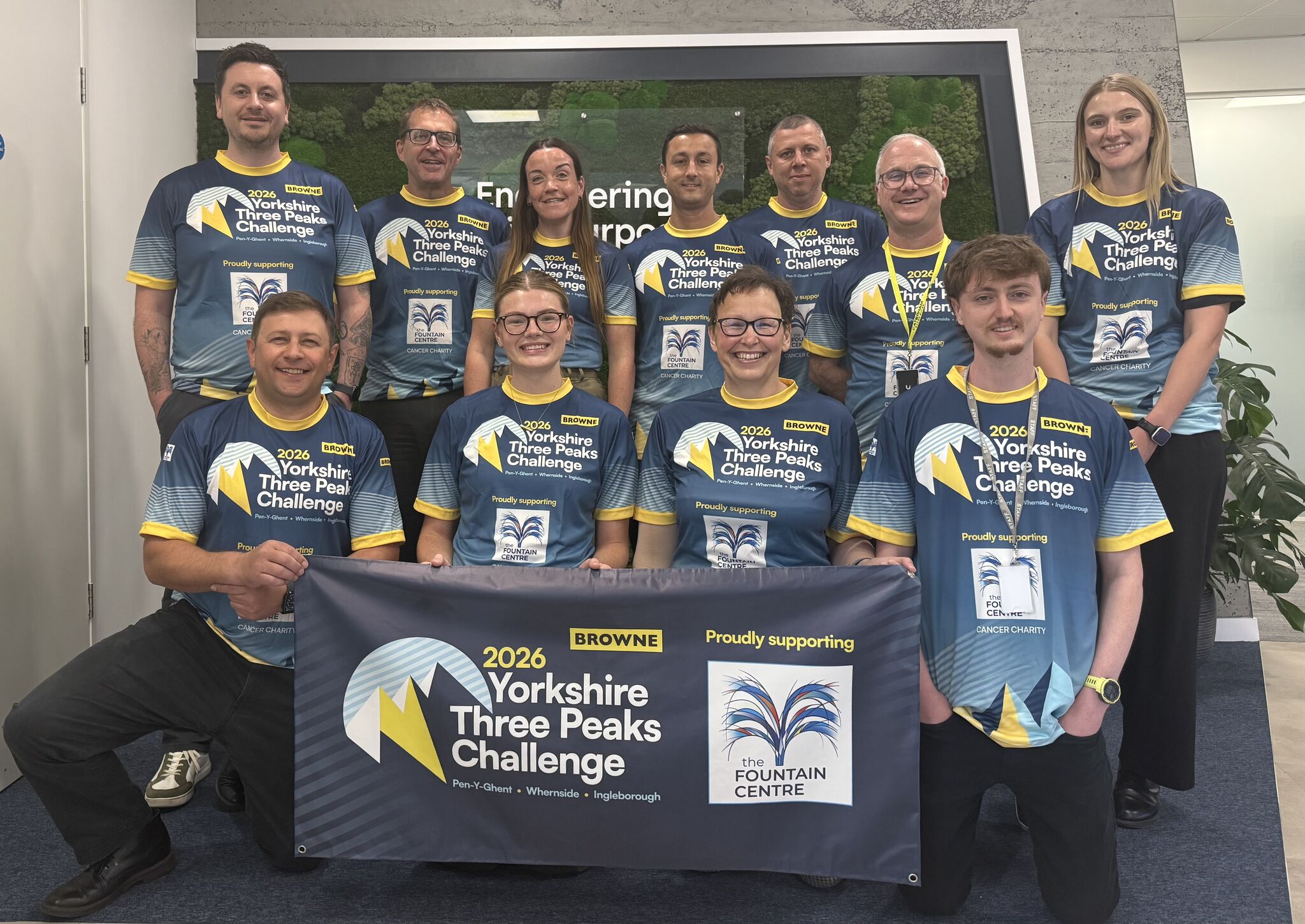 Browne Group - Twelve people in matching 