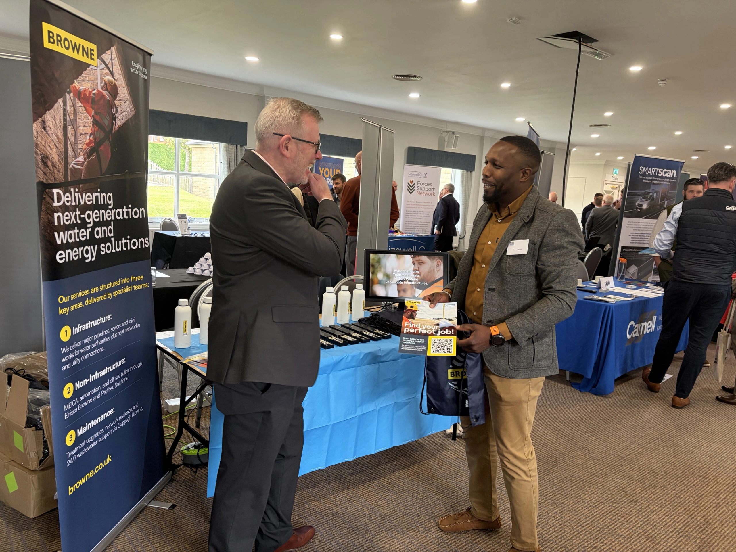 Browne Connects Armed Forces Talent with Careers in Construction
